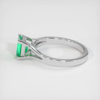 0.87 Ct. Emerald Ring, Platinum 950 4