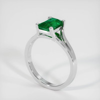 1.20 Ct. Emerald Ring, Platinum 950 2