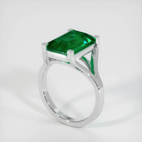 4.76 Ct. Emerald Ring, Platinum 950 2