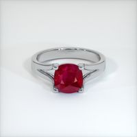 2.17 Ct. Ruby Ring, Platinum 950 1