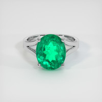 4.85 Ct. Emerald Ring, Platinum 950 1