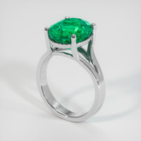 4.85 Ct. Emerald Ring, Platinum 950 2