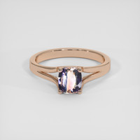 1.08 Ct. Bi Color Sapphire Ring, 14K Rose Gold 1