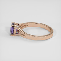 1.08 Ct. Bi Color Sapphire Ring, 18K Rose Gold 4