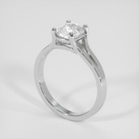 1.51 Ct. White Sapphire Ring, 14K White Gold 2