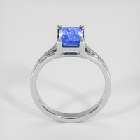 2.07 Ct. Blue Sapphire Ring, 14K White Gold 3