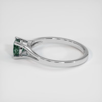 0.90 Ct. Sapphire Ring, 14K White Gold 4