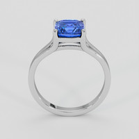 2.36 Ct. Blue Sapphire Ring, 18K White Gold 3