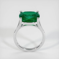 6.93 Ct. Emerald Ring, 18K White Gold 3