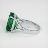 7.80 Ct. Emerald Ring, 18K White Gold 4
