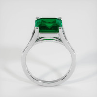 3.68 Ct. Emerald Ring, 18K White Gold 3