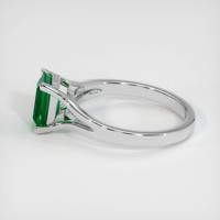 1.20 Ct. Emerald Ring, 18K White Gold 4