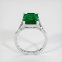 4.76 Ct. Emerald Ring, 18K White Gold 3