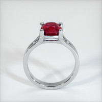 2.17 Ct. Ruby Ring, 18K White Gold 3