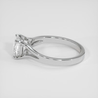 1.51 Ct. White Sapphire Ring, 18K White Gold 4