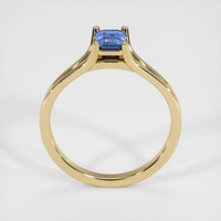 0.52 Ct. Blue Sapphire Ring, 10K Yellow Gold 3
