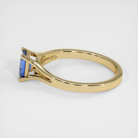0.52 Ct. Blue Sapphire Ring, 10K Yellow Gold 4