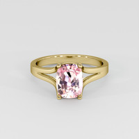 2.04 Ct. Padparadscha Sapphire Ring, 14K Yellow Gold 1