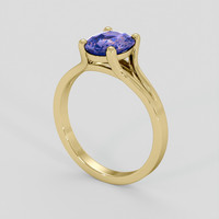 2.65 Ct. Color Change Sapphire Ring, 14K Yellow Gold 2