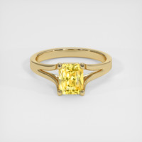 2.04 Ct. Yellow Sapphire Ring, 14K Yellow Gold 1