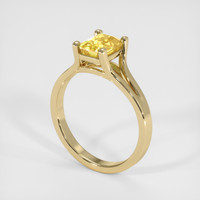 2.04 Ct. Yellow Sapphire Ring, 14K Yellow Gold 2