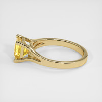 2.04 Ct. Yellow Sapphire Ring, 14K Yellow Gold 4