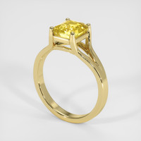 2.05 Ct. Yellow Sapphire Ring, 14K Yellow Gold 2