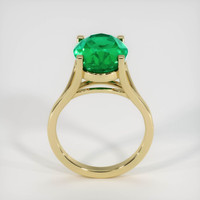 5.84 Ct. Emerald   Ring, 18K Yellow Gold 3