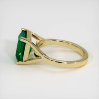 3.68 Ct. Emerald Ring, 18K Yellow Gold 4