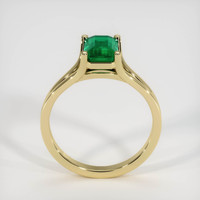 1.20 Ct. Emerald Ring, 18K Yellow Gold 3