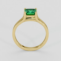 1.41 Ct. Emerald Ring, 18K Yellow Gold 3