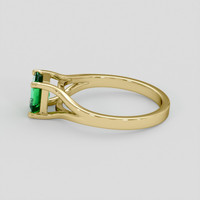 1.41 Ct. Emerald Ring, 18K Yellow Gold 4