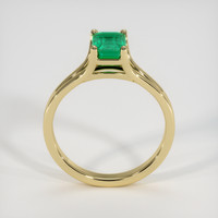 1.03 Ct. Emerald Ring, 18K Yellow Gold 3