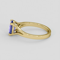 2.65 Ct. Color Change Sapphire Ring, 18K Yellow Gold 4