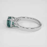 1.58 Ct. Bluish Green Sapphire Ring, 18K Yellow Gold 4