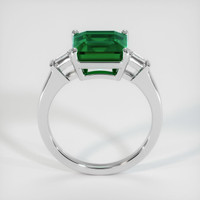 3.26 Ct. Emerald Ring, Platinum 950 3