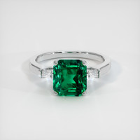 2.79 Ct. Emerald Ring, Platinum 950 1