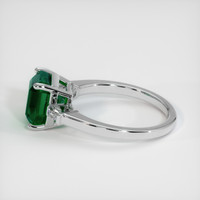 2.79 Ct. Emerald Ring, Platinum 950 4