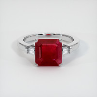 Ruby Ring 2.92 Ct. Platinum 950 Preview