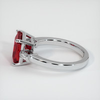 2.92 Ct. Ruby Ring, Platinum 950 4