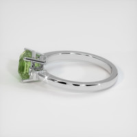 2.27 Ct. Bi Color Sapphire Ring, 10K White Gold 4