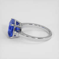 5.03 Ct. Blue Sapphire Ring, 10K White Gold 4