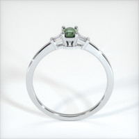 0.66 Ct. Green Sapphire Ring, 10K White Gold 3
