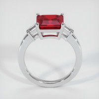 2.92 Ct. Ruby Ring, 14K White Gold 3