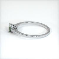 0.66 Ct. Sapphire Ring, 14K White Gold 4