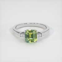 2.27 Ct. Sapphire Ring, 18K White Gold 1