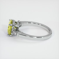 1.94 Ct. Sapphire Ring, 18K White Gold 4