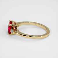 1.35 Ct. Ruby Ring, 14K Yellow Gold 4