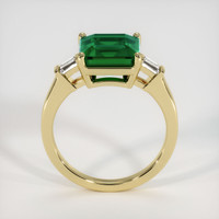 3.26 Ct. Emerald Ring, 18K Yellow Gold 3