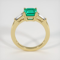 1.36 Ct. Emerald Ring, 18K Yellow Gold 3